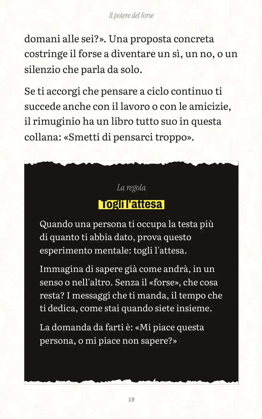 Pagina 19 di «Perché ti piace chi non ti cerca»