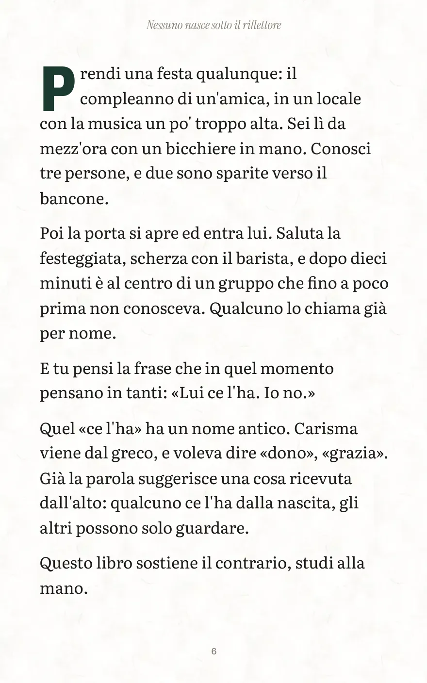 Pagina 6 di «Il carisma si impara»