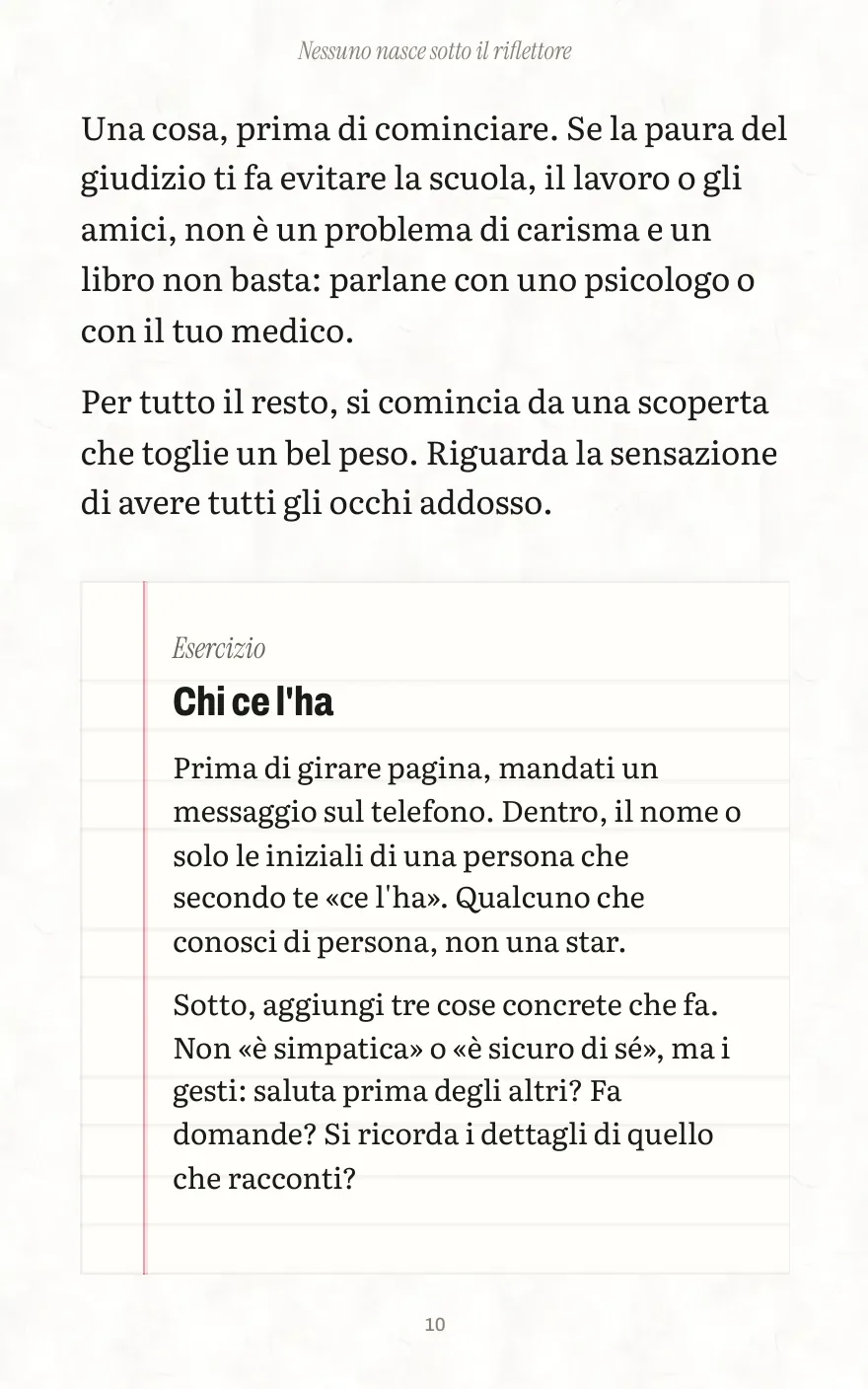 Pagina 10 di «Il carisma si impara»