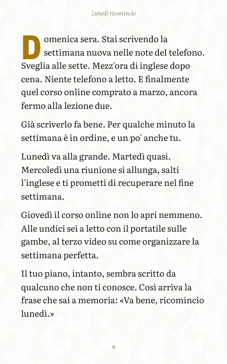 Pagina 6 di «Disciplina senza forza di volontà»
