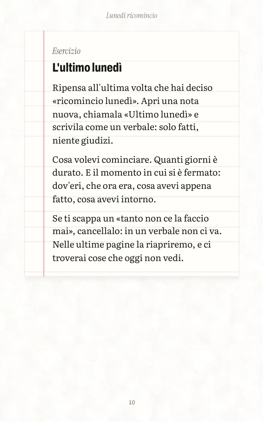 Pagina 10 di «Disciplina senza forza di volontà»