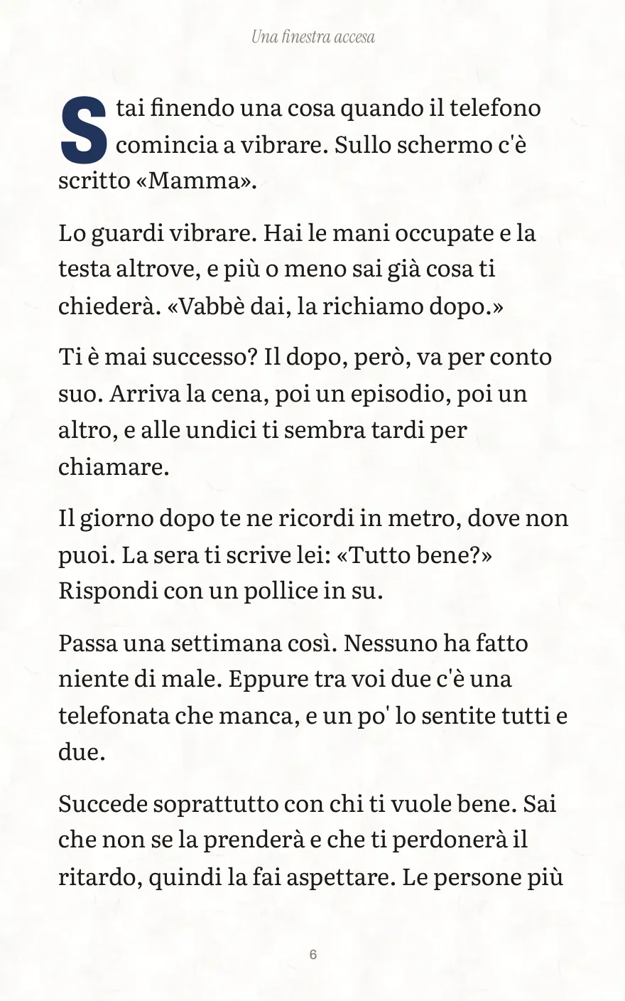 Pagina 6 di «Prima che sia tardi»