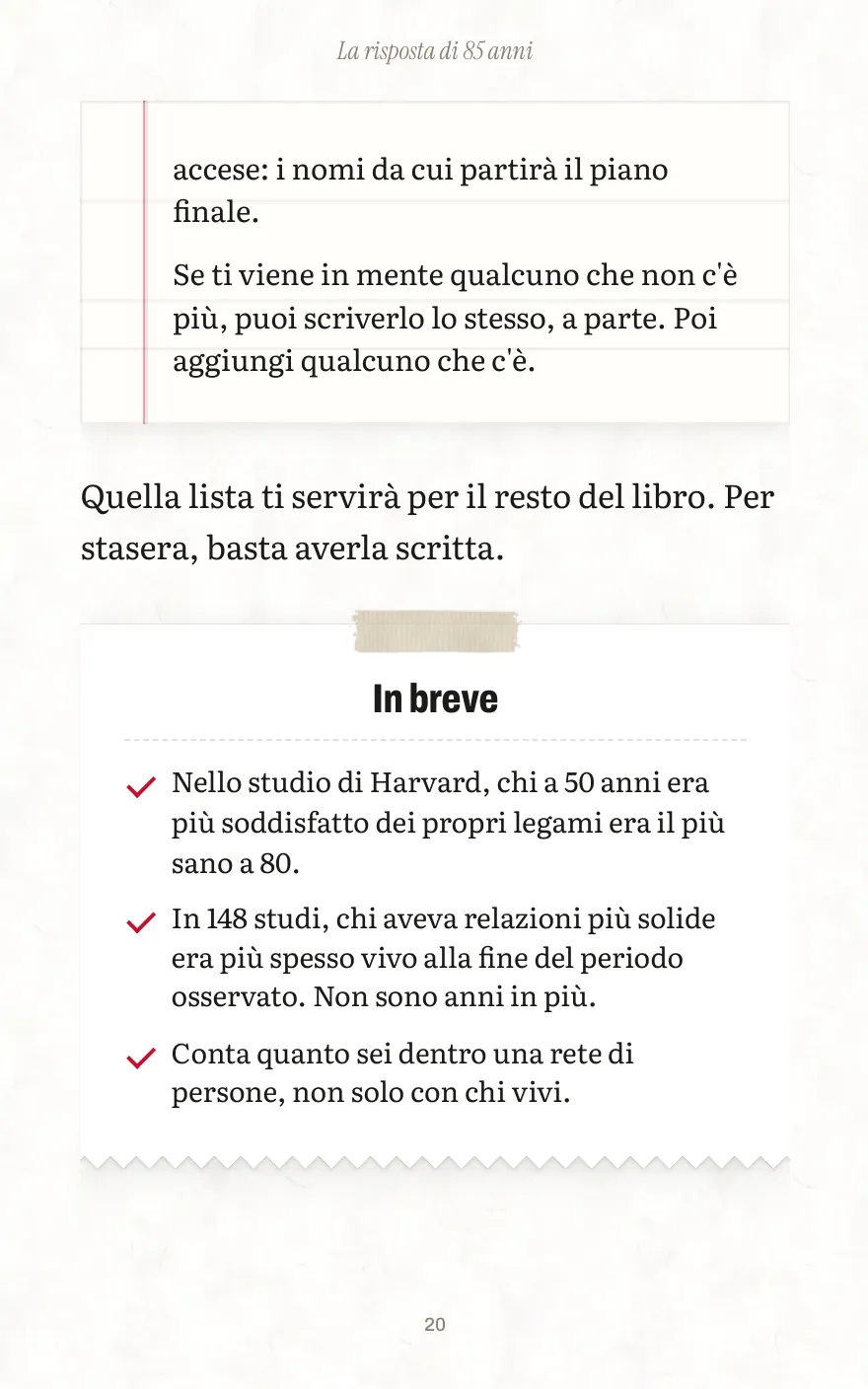 Pagina 20 di «Prima che sia tardi»