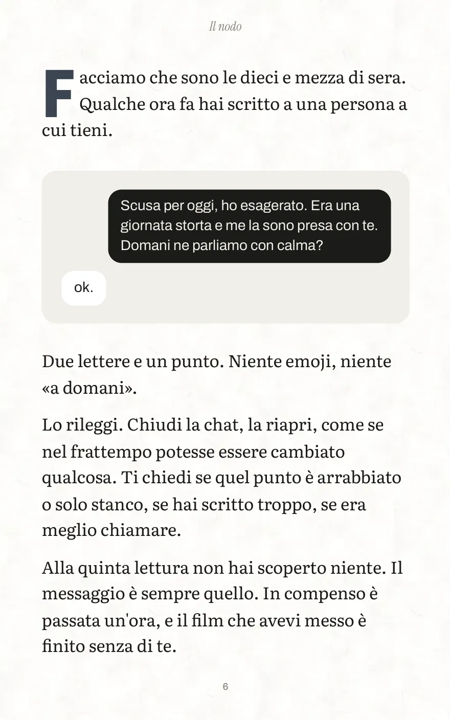 Pagina 6 di «Smetti di pensarci troppo»