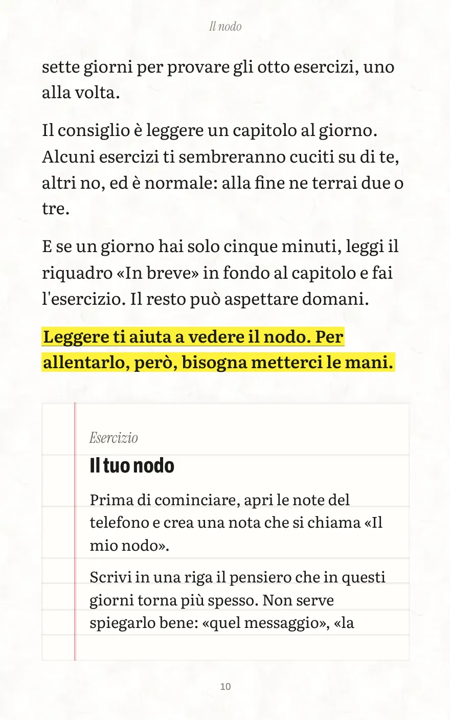 Pagina 10 di «Smetti di pensarci troppo»
