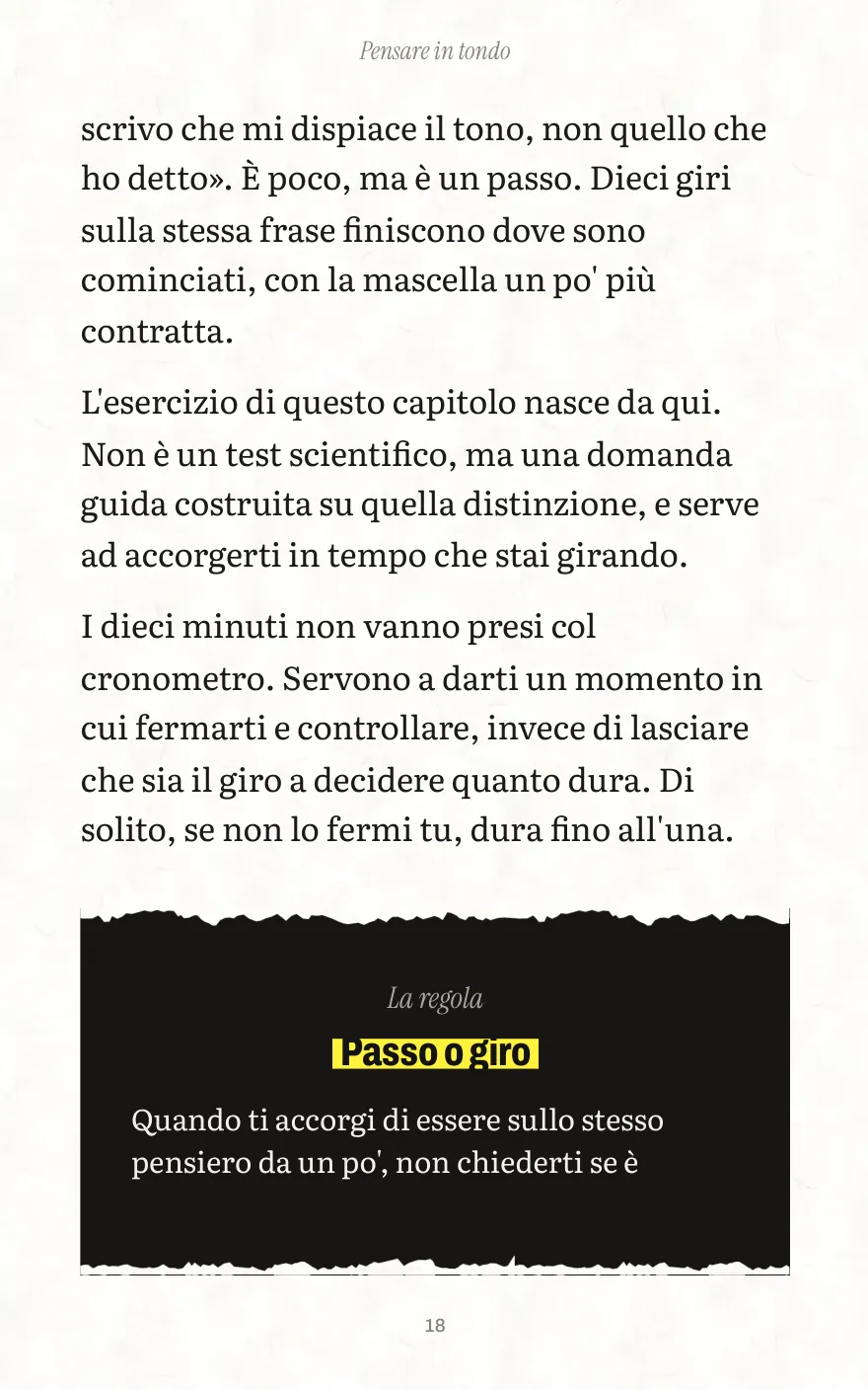 Pagina 18 di «Smetti di pensarci troppo»